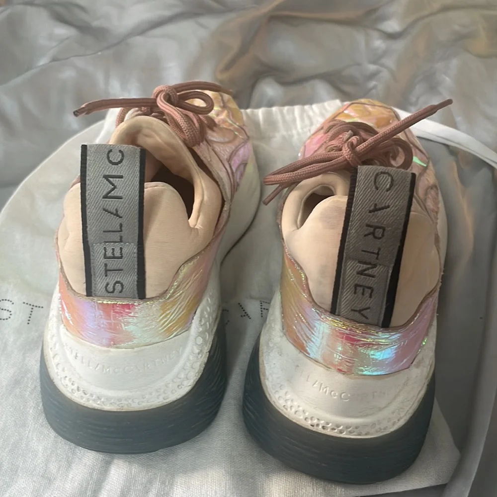 STELLA MCCARTNEY Holographic Eclypse 50 Sneakers Size 41 or 11 - Picture 5 of 12